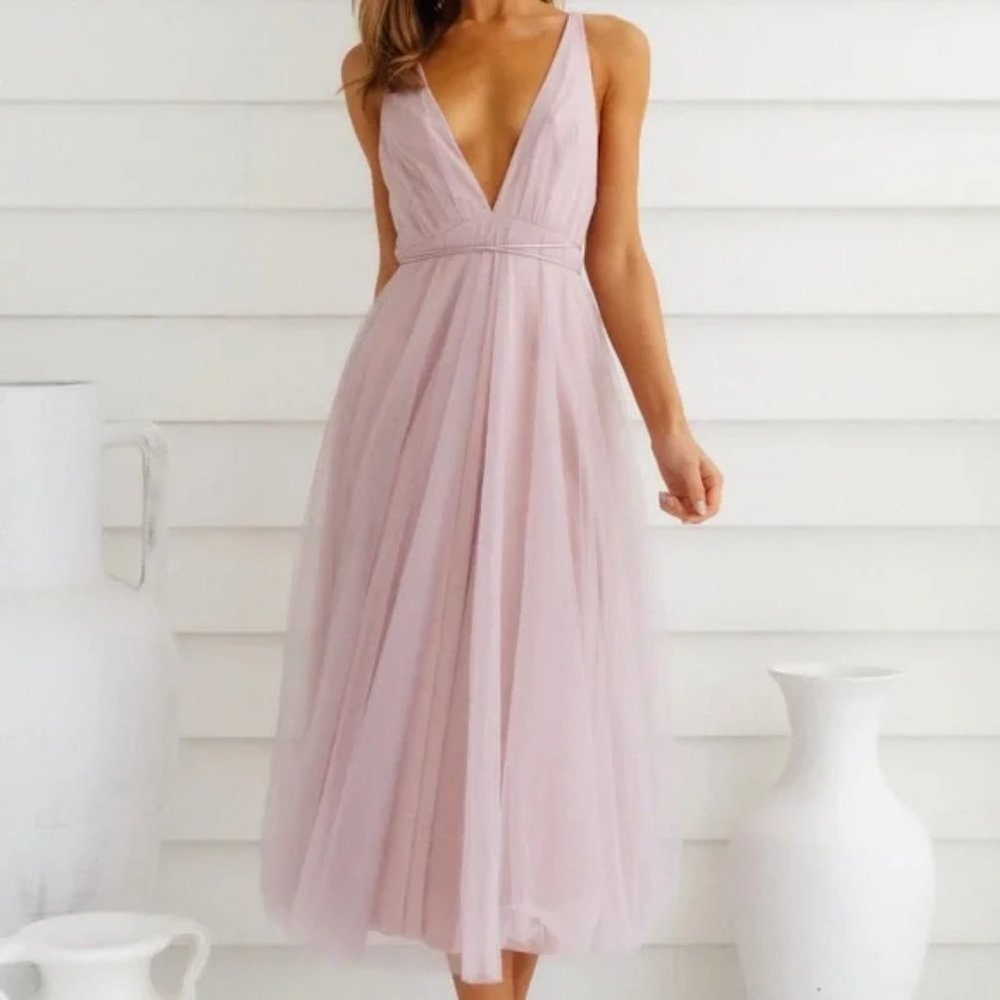 Hello Molly Cinderella Midi Dress Lilac S